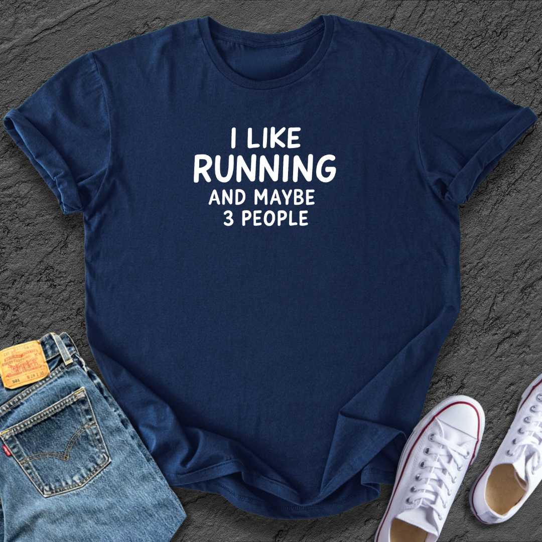 Funny I like Running Tee