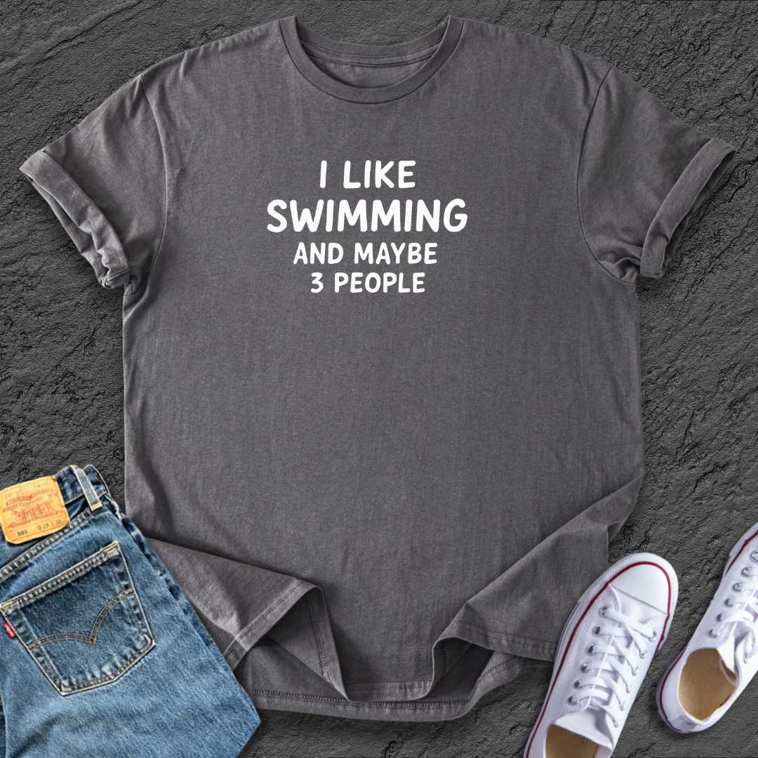 Funny I like Swimming Tee
