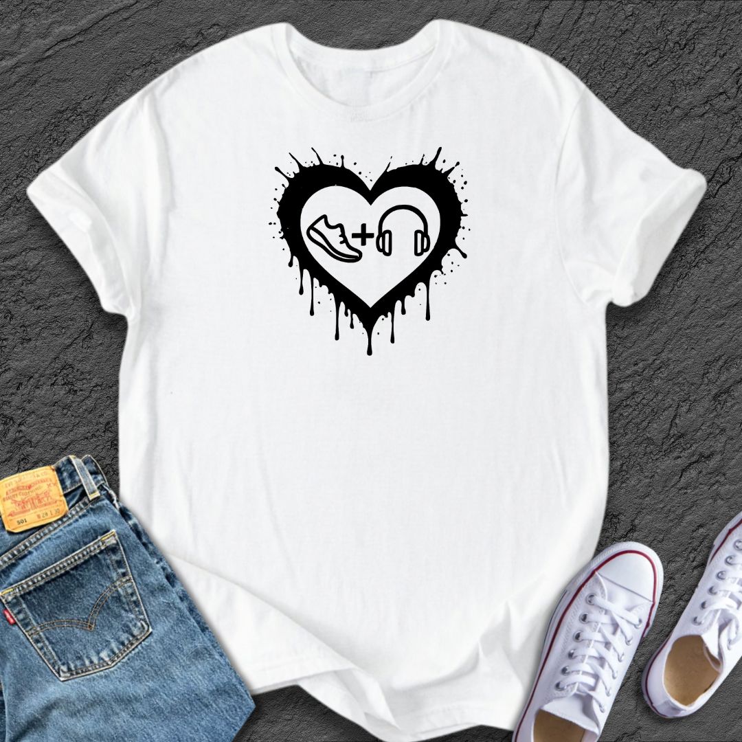 Running Heartbeat Tee