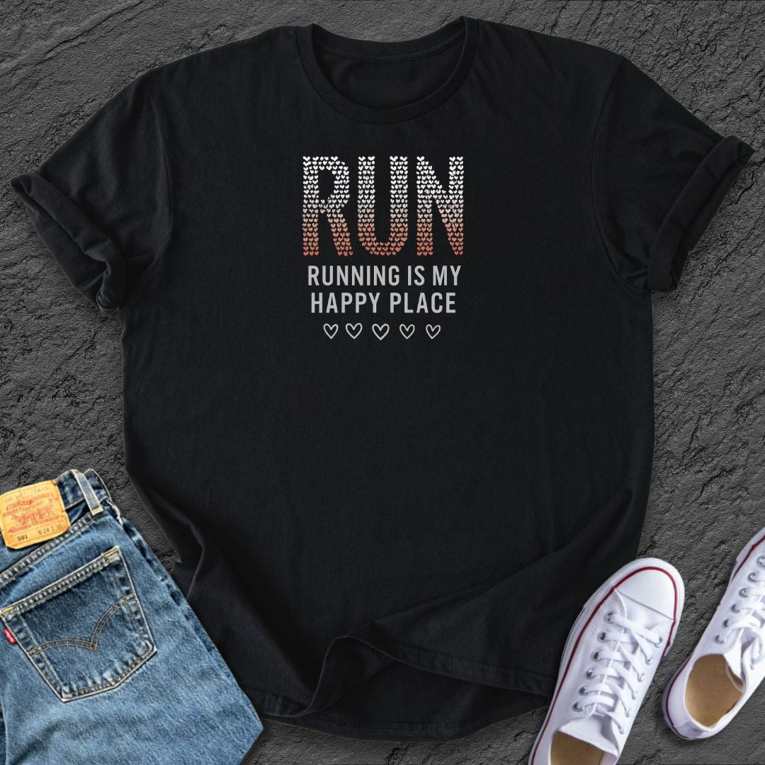 Run Happy Place Tee