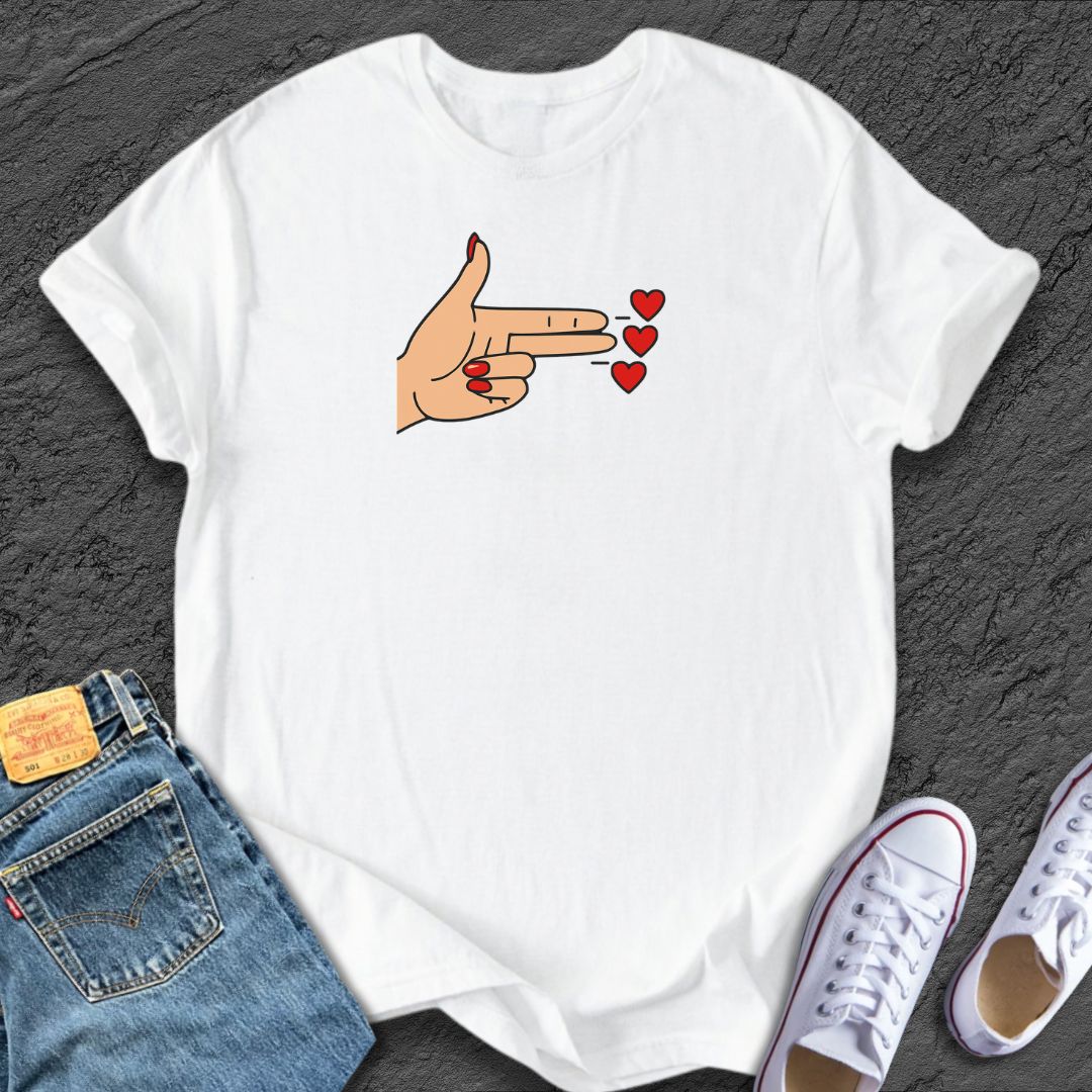 Shoot Hearts Tee