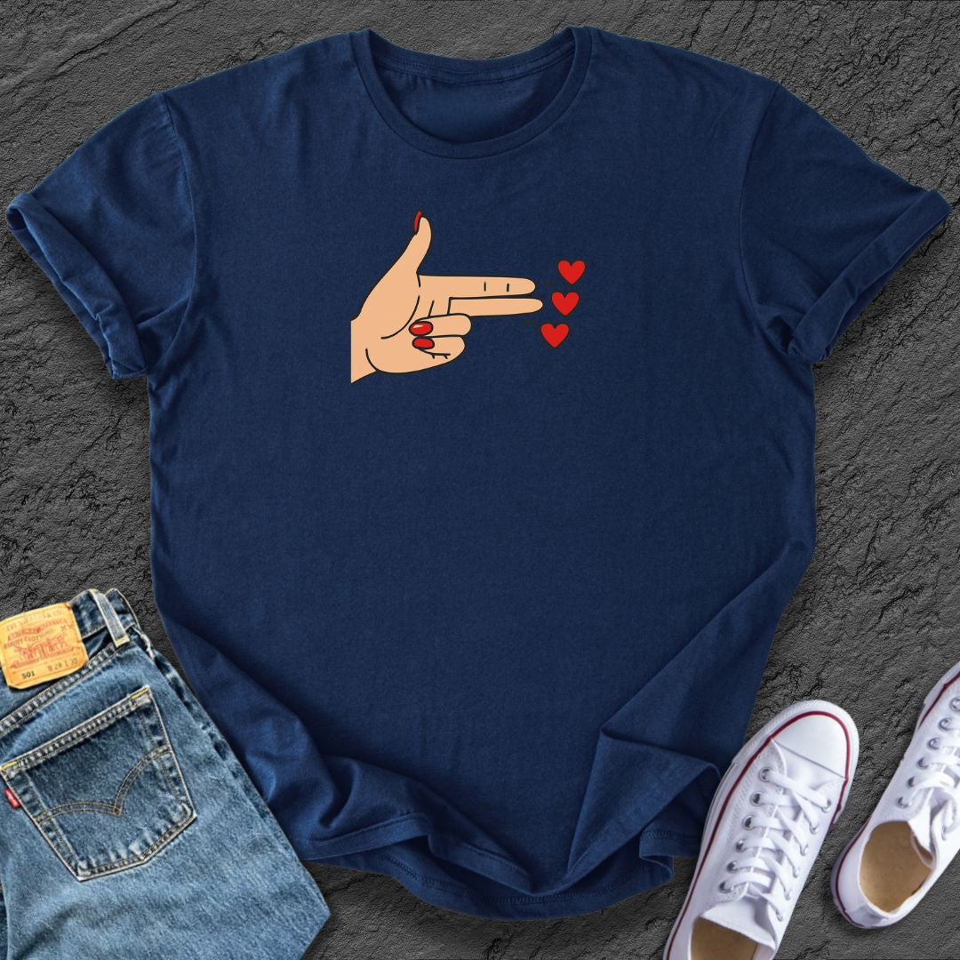 Shoot Hearts Tee
