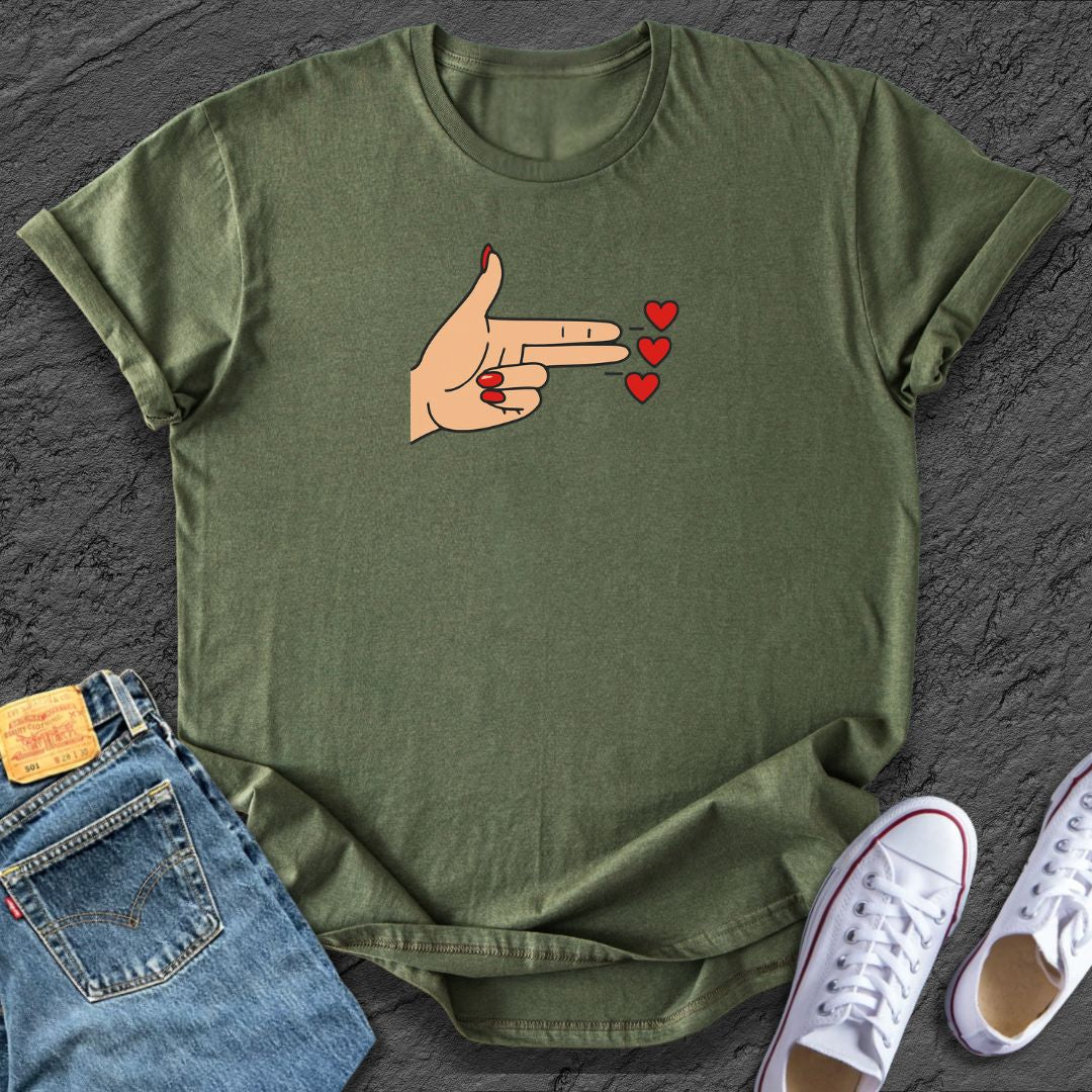 Shoot Hearts Tee