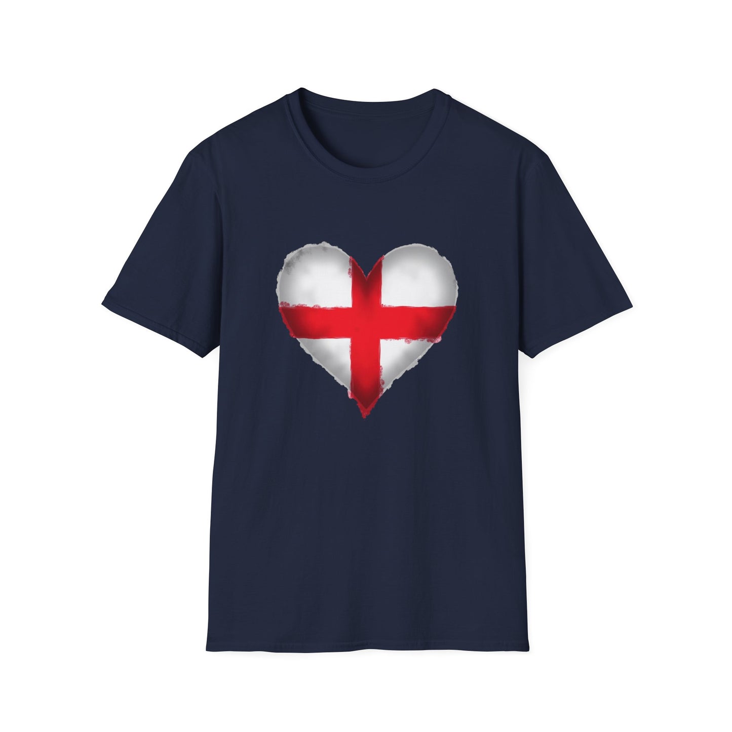 English Heart Unisex Softstyle T-Shirt