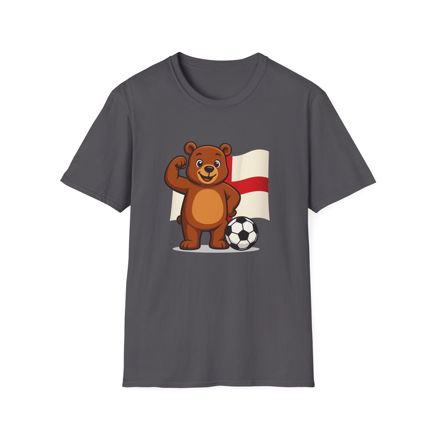 Bear Football Soccer T-Shirt