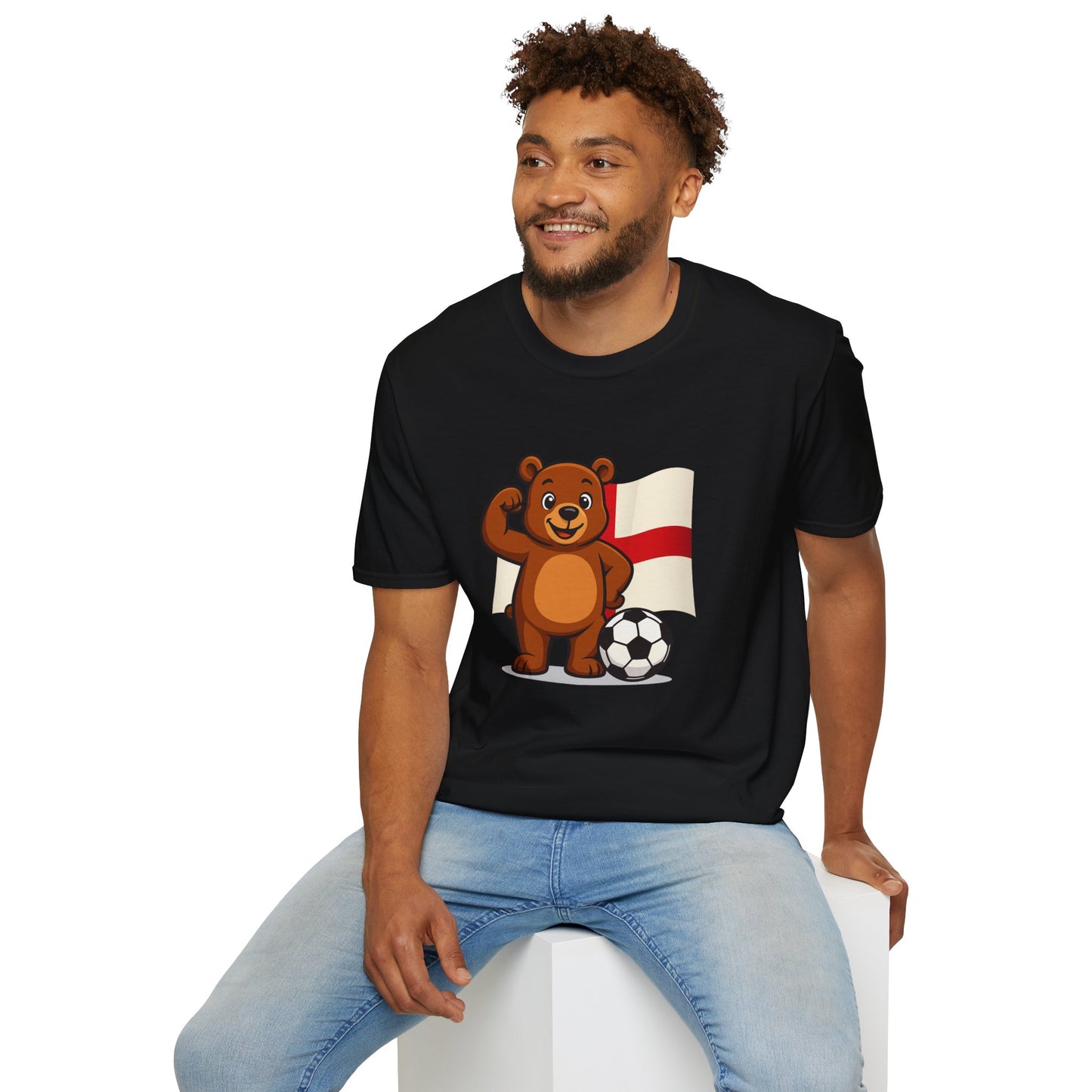 Bear Football Soccer T-Shirt