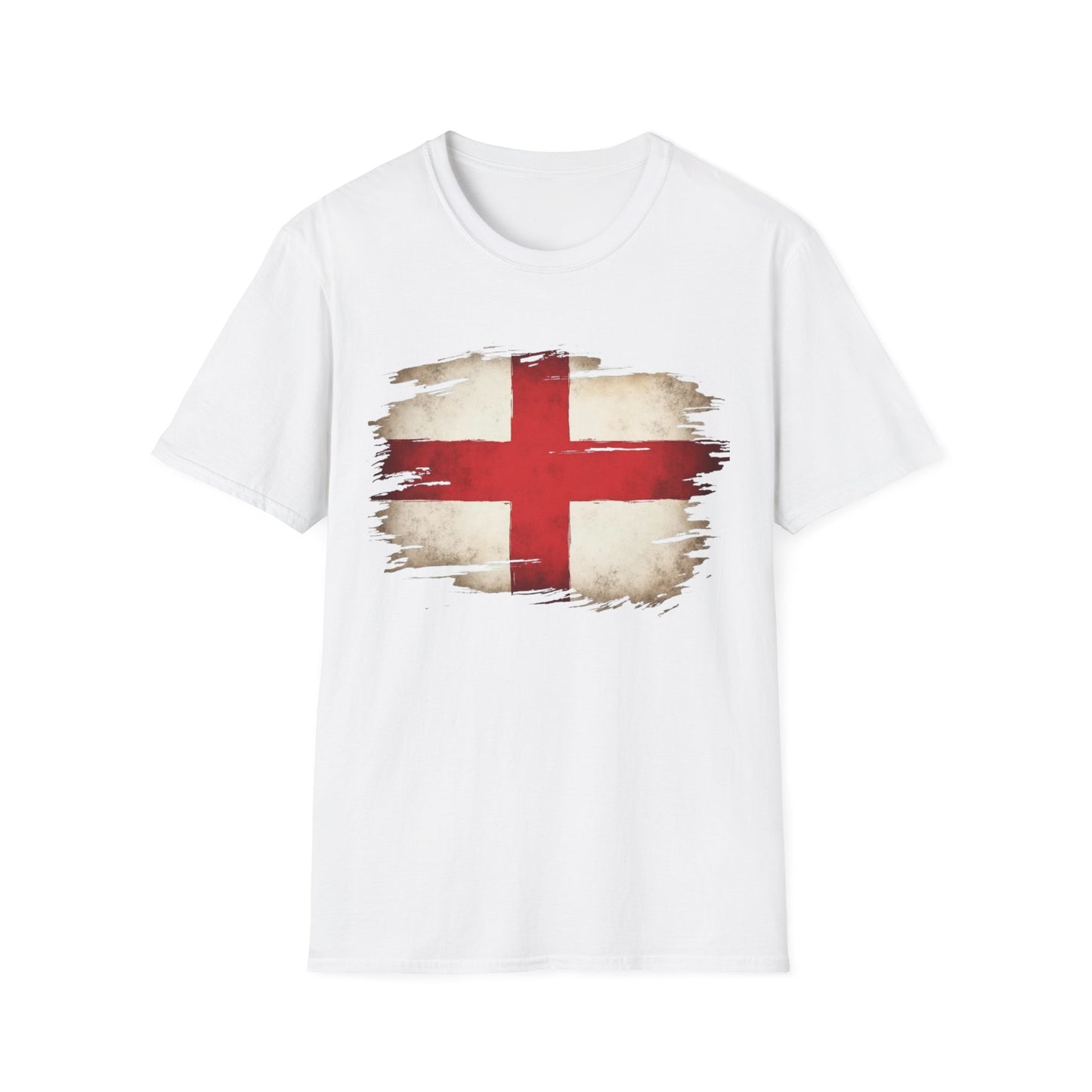 England Flag Unisex Softstyle T-Shirt