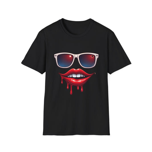 Sunglasses Lips Graphic T-shirt