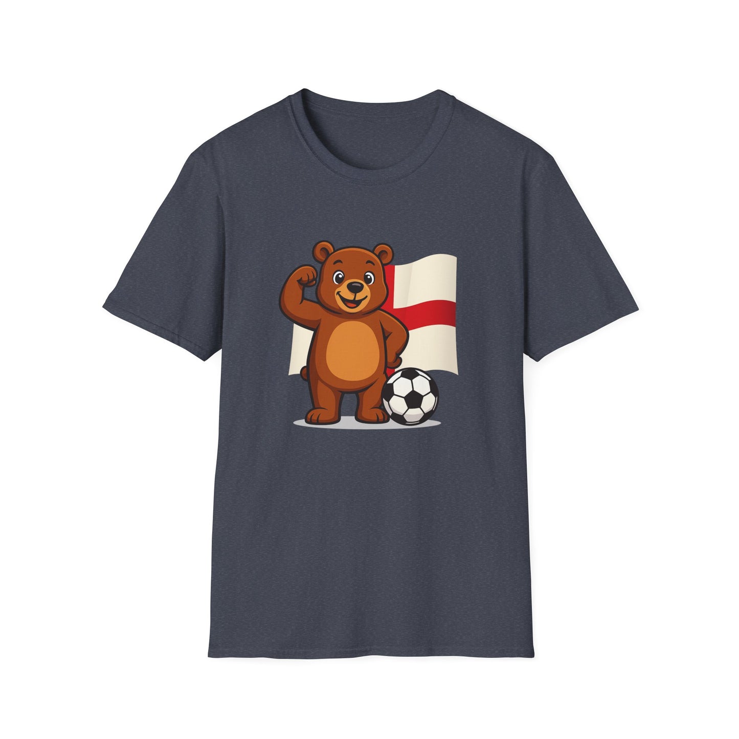 Bear Football Soccer T-Shirt