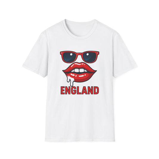 England Lips and Sunglasses t-shirt
