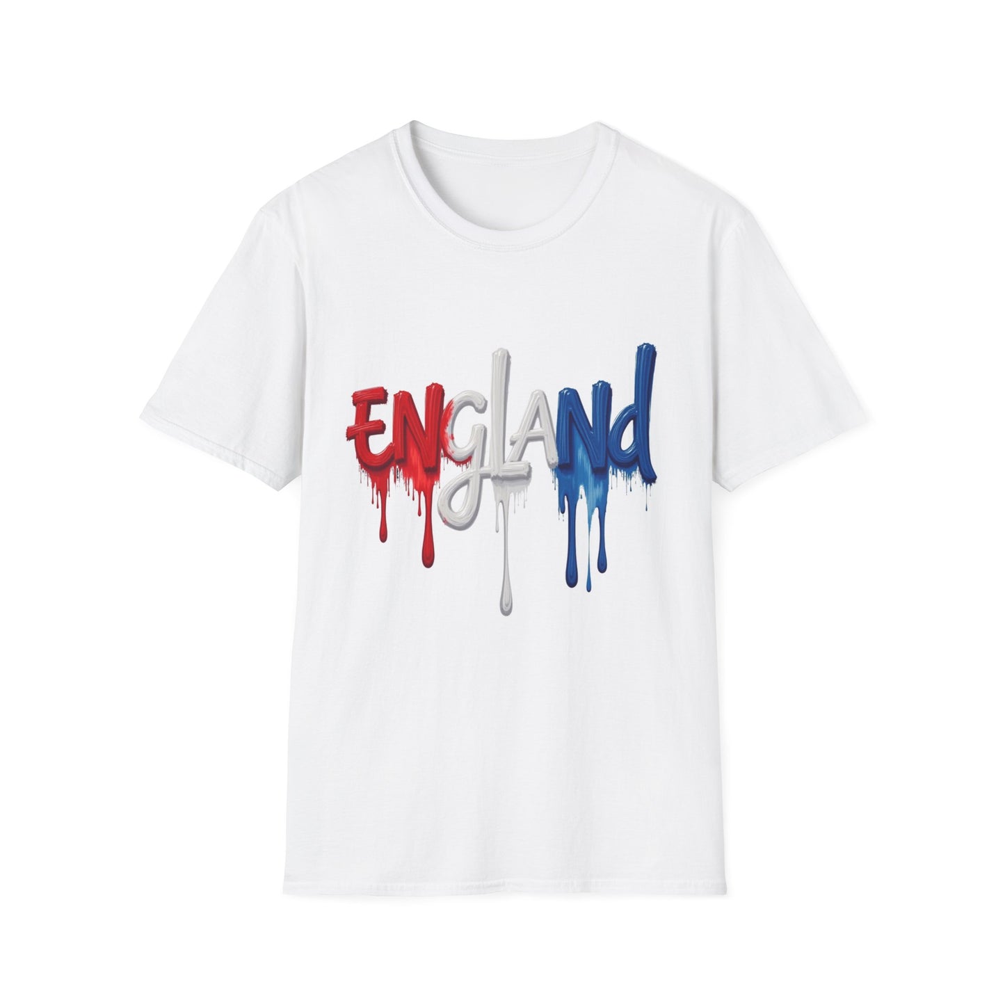 England Themed Unisex Softstyle T-Shirt