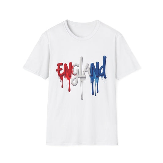 England Themed Unisex Softstyle T-Shirt